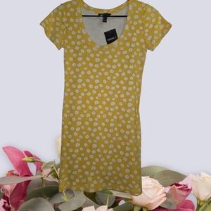 FOREVER 21 dress size M yellow